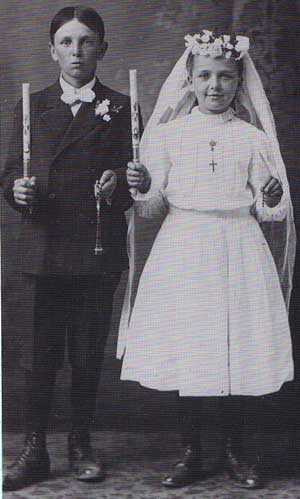 Pete and Annie Skalicky First Communion