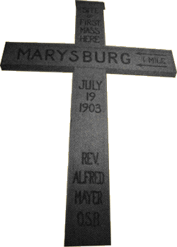 Cross at site of First Mass